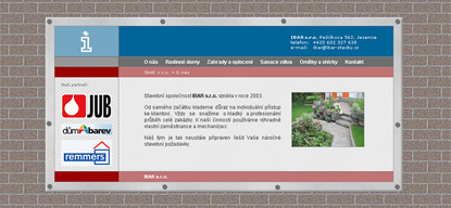 IBAR Stavby s.r.o - webové stránky stavební firmy